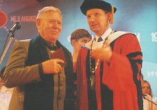 На празднике 