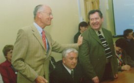 Людвиг Хубер и М.Н. Певзнер.