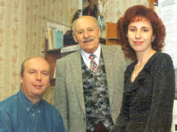 О.Е. Артамонова, ведущий социолог лаборатории социологии, Б.Г. Лазарев, ведущий социолог лаборатории социологии, В.В. Матвеев, кандидат соц. наук, заведующий лабораторией и кафедрой социологии.