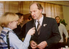 Любовь Лизина (университетское радио) - интервью с А.Л. Гавриковым.