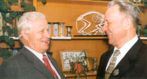 Они стояли у истоков - Б.В. Шумилов (слева) и Н.Н. Маров.