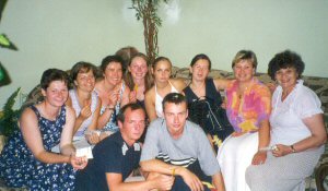 Т.П. Масленникова со студентами на практике в Польше.