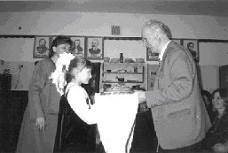 В.Г.Горецкий в Леснополянской школе им. К.Д.Ушинского