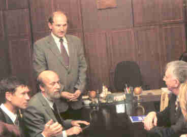 В беседе с голландской делегацией участвовали Н.В.Курмышев, В.Н.Зеленин и А.Л. Гавриков