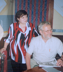 Людмила Симонова и Поль Хансен