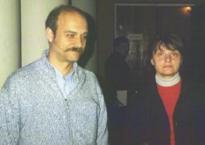 И.Ю. Соснер, потомок князя Г.Е.Львова, и И.Л. Григорьева, автор статьи, на конференции 