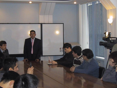 Редкий гость из Перу в Новгороде.