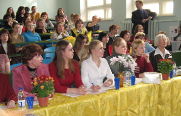 Абитуриентам повезло: они попали на праздник кафедры ТПСХП.