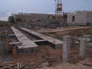 Так начиналась стройка летом 2006 года.