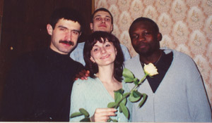 Марсель с однокурсниками - студентами ИМО.