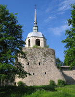 Порховская крепость, построена по приказу Александра Невского для защиты от угроз со стороны Невы.