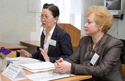 О.А. Чувакова (на фото слева) и М.Б. Калашникова.