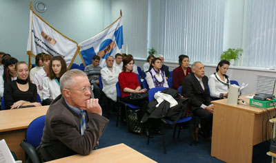 Mомент видеоконференции.