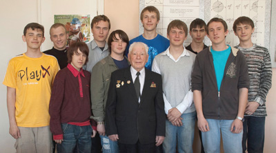 П.М. Куцеволов на встрече со студентами.