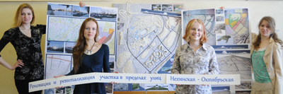 Знакомьтесь: Будущие специалисты - Евгения Ярушникова, Мария Тимохина, Ирина Мишукова, Алена Самойлова.